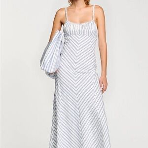Sandro Striped Maxi Dress